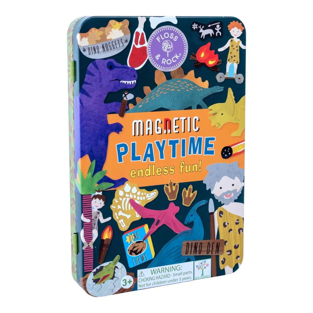 Dino Magnetic Playtime Tin