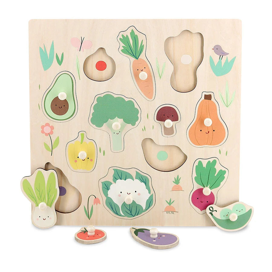 Sarah Betz - Vegetables Peg Puzzle