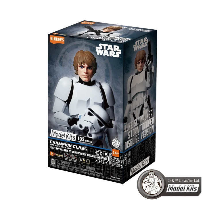 Blokees Star Wars Champion Class 04 Luke Skywalker in Stormtrooper Disguise