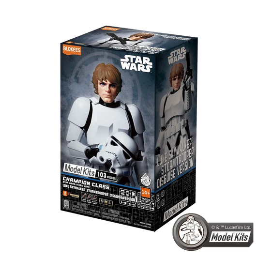 Blokees Star Wars Champion Class 04 Luke Skywalker in Stormtrooper Disguise