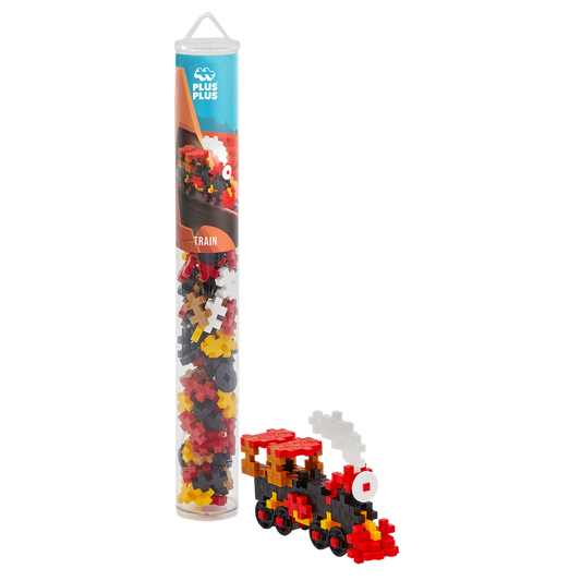 Plus Plus - TRAIN - 70pcs