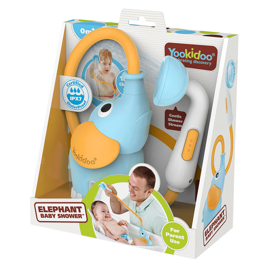 ELEPHANT BABY SHOWER - BLUE & ORANGE