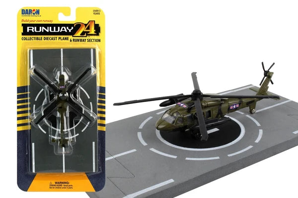 Daron UH-60 Black Hawk Helicopter w/ Helipad RW060