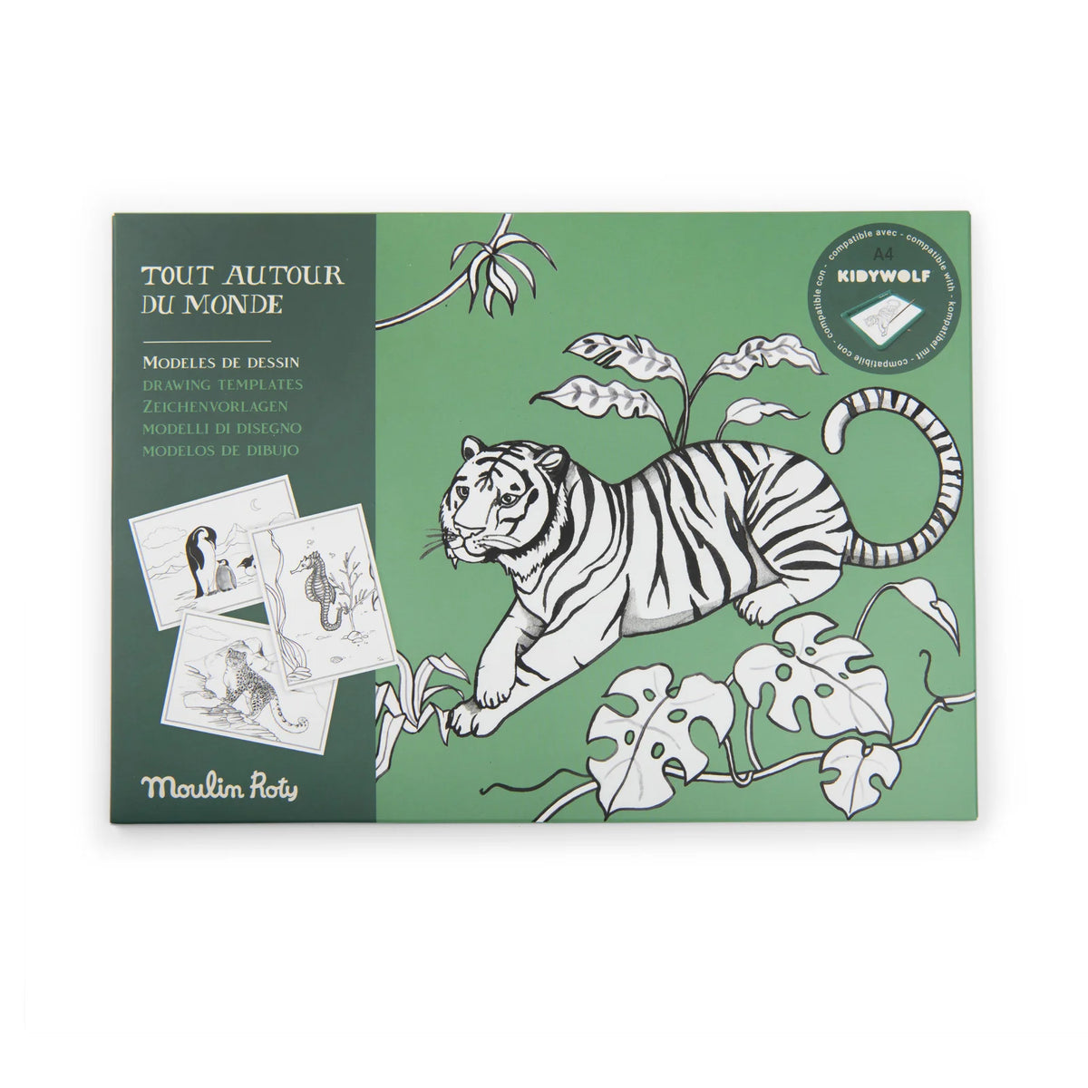 Tout autour... - Drawing Templates 24 pcs