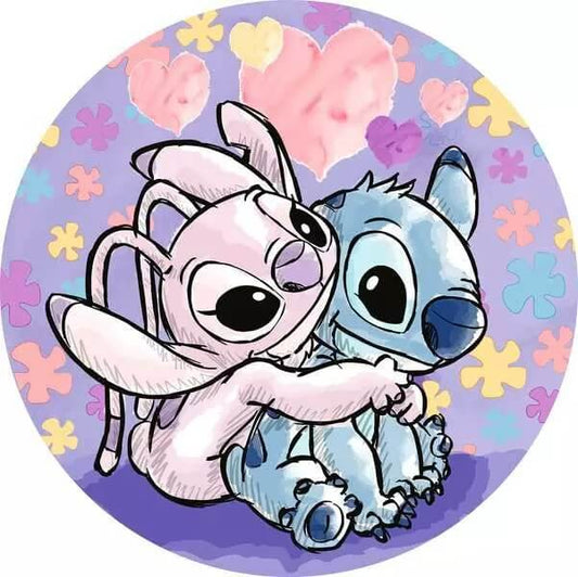 Stitch (Round puzzle 500 pcs)