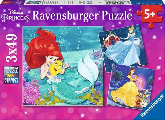 Ravensburger Disney Princess Adventure - 3 x 49 pcs