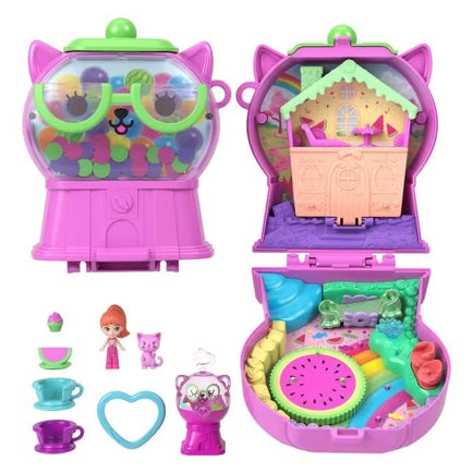 Polly Pocket - Watermelon Gumball Kitty Compact
