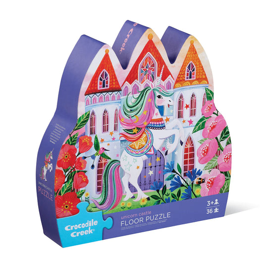 36-Piece Floor Puzzle - Unicorn Castle
