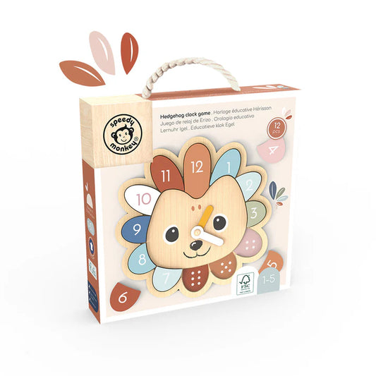 Speedy Monkey - Hedgehog Clock Game
