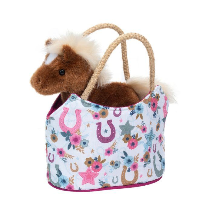 Douglas Toys - Boho Horseshoe Sassy Sak with Horse