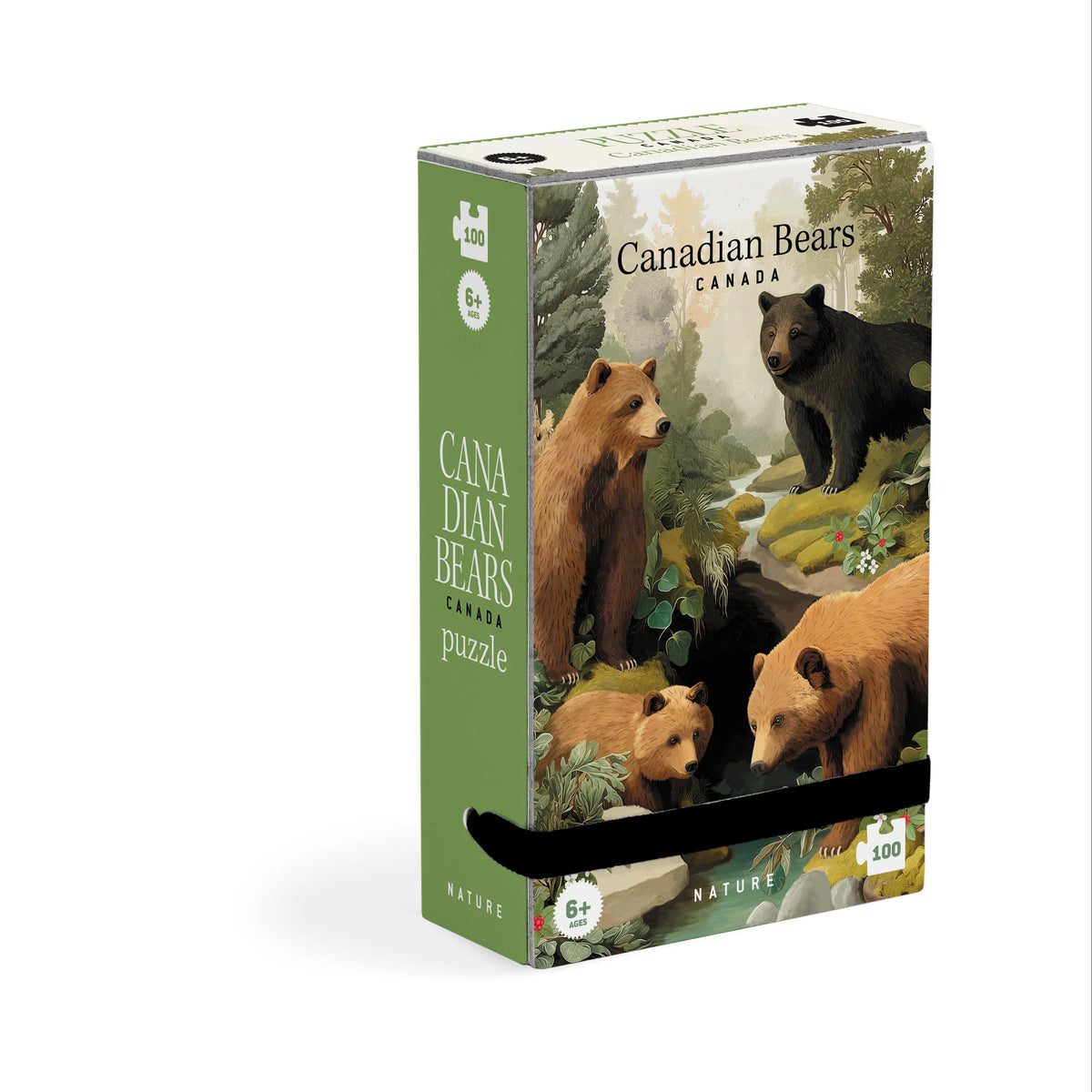 Tiny Puzzle Canadian Bears Canada Nature