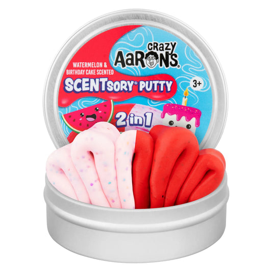 Crazy Aaron's Thinking Putty - Watermelon/Birthday Cake