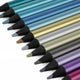 Les Cometes Filantes - 12 Metallic Colouring Pencils