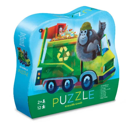 12-Piece Mini Puzzle - Go Gorilla