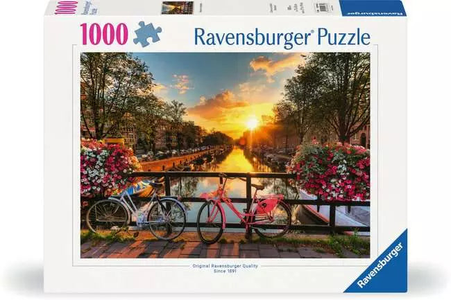 Bicycles in Amsterdam - 1000 Pieces