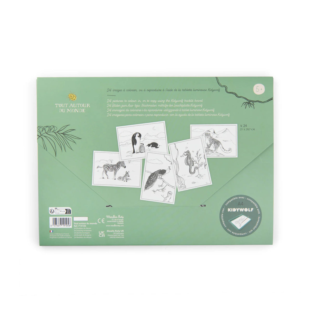 Tout autour... - Drawing Templates 24 pcs