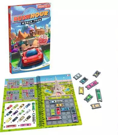 Rush Hour World Tour Magnetic Travel Puzzle