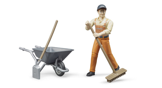 Bruder - Municipal worker figure set