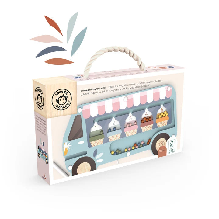 Speedy Monkey - Ice cream Magnetic Maze