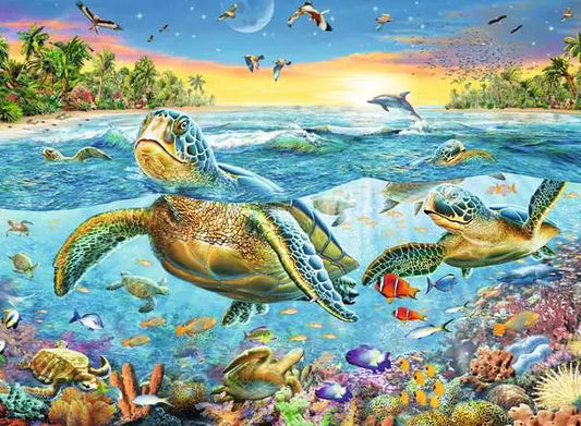Ravensburger Swim with Sea Turtles - 100 pcs