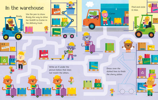 Wipe-Clean Trucks and Diggers