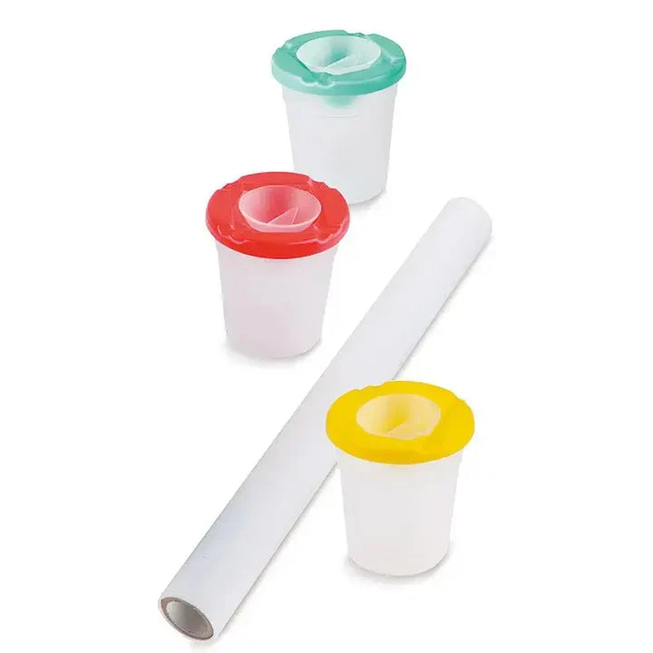 Hape All-in-One Wooden Kid's Art Easel with Paper Roll and Accessories