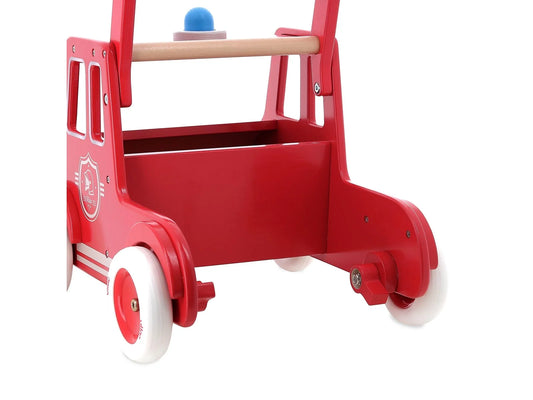 Vilac Push-Along Trolley Fire Truck