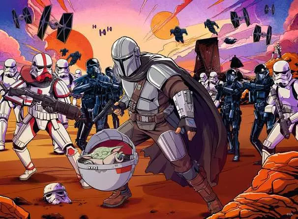 The Mandalorian: Face Off - 200 XXL Pieces