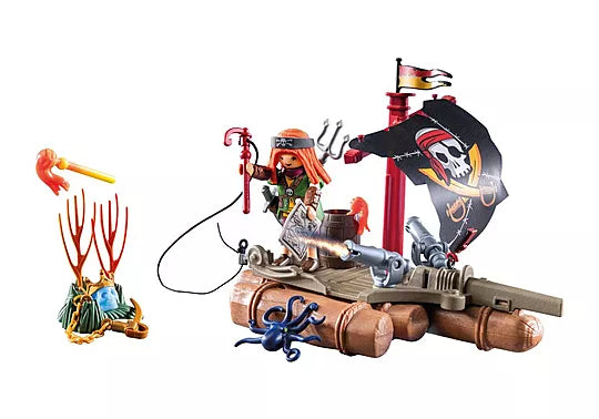 Playmobil - Pirate Raft with Treasure