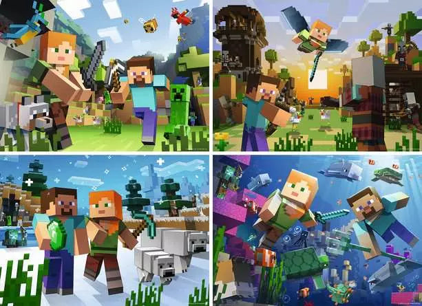 Minecraft Bumper Pack 4x100p