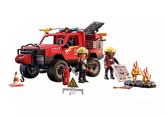 Playmobil - Fire Pickup Truck – Farmer & Daughter Toy Shop