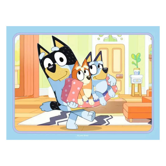Bluey Let's Do This! 4 In A Box Jigsaw Puzzle