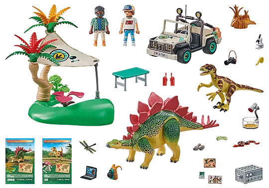 Playmobil - Research camp with dinos