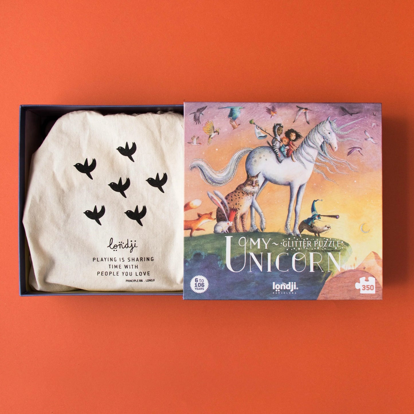 My Unicorn - Giltter puzzle - 350 Pcs