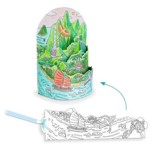 Colouring / On top… of my island