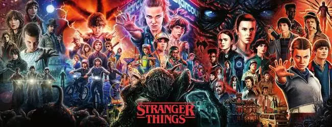 Stranger Things - See You On The Other Side, Panoramic Puzzle - 1000 pcs
