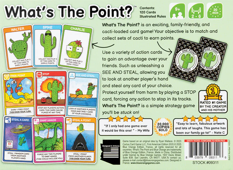 What's the Point: The Cactus Card Game
