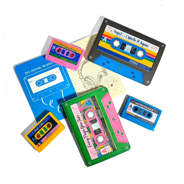 Rewind Mini Notebooks - Retro - Set of 3