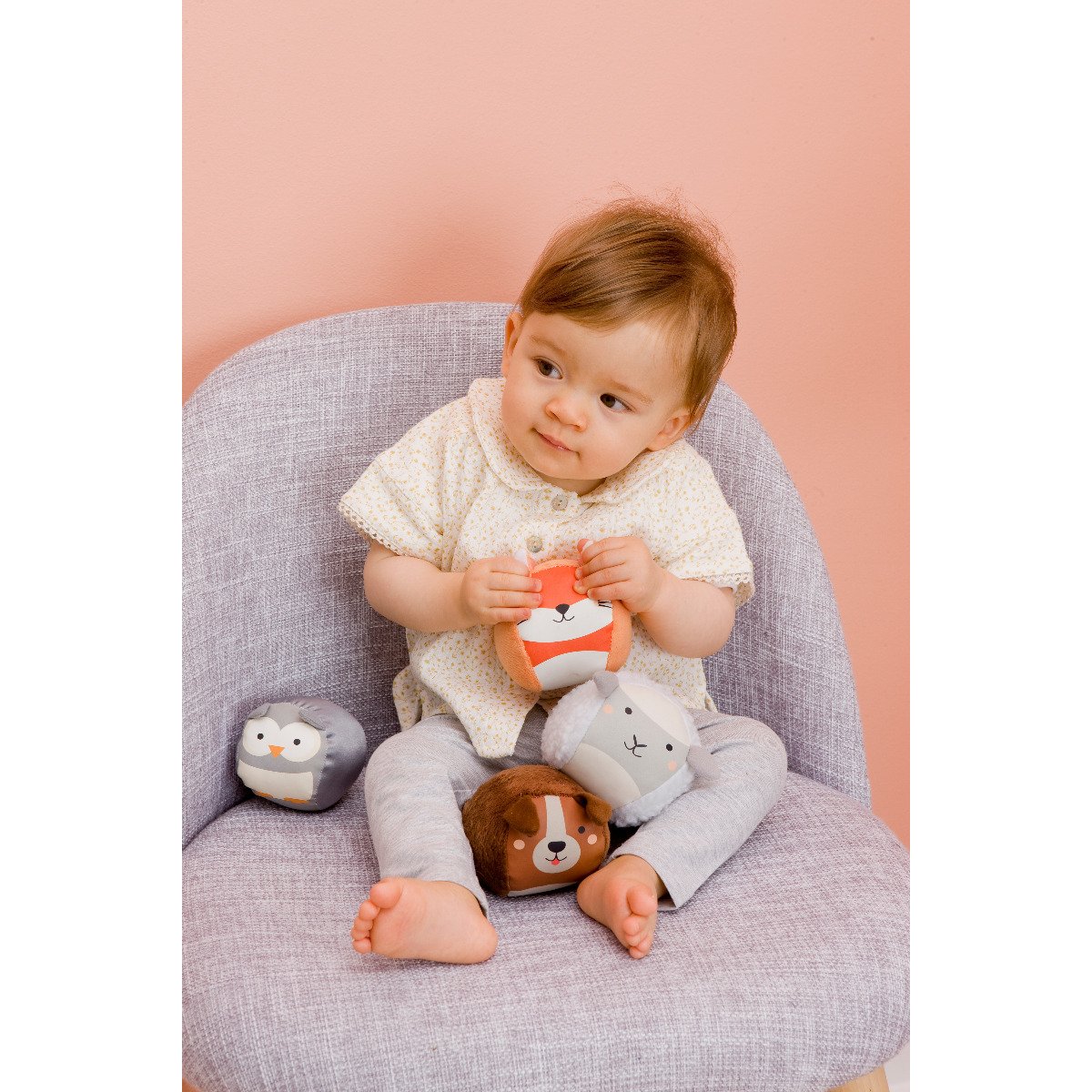 Little Big Friends Roly Poly Balls Forest Set of 4