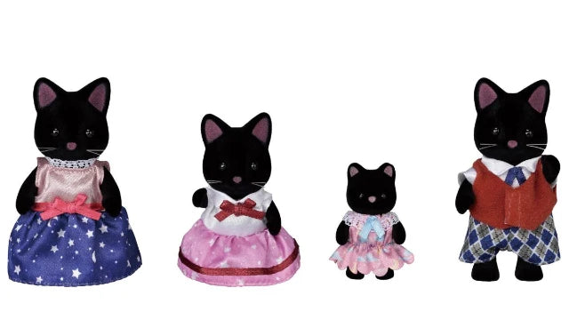 Calico Critters - Midnight Cat Family