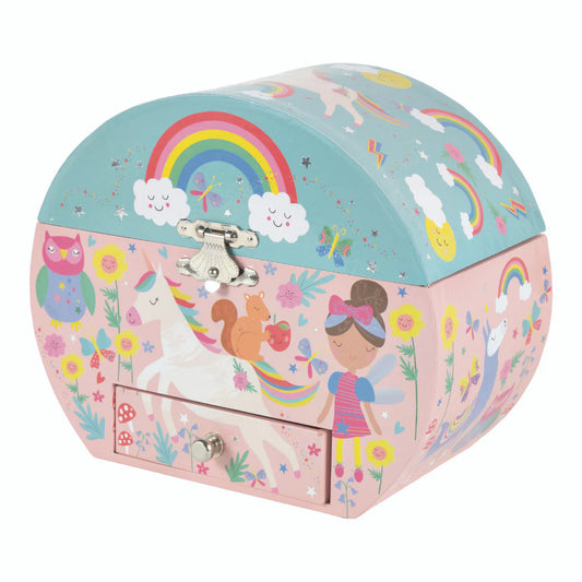 Musical Jewellery Box Cloud Shape - Fantasy