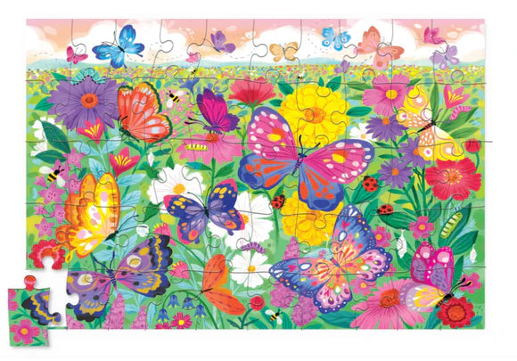 50-Piece Holographic Puzzle - Butterflies