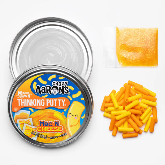 Crazy Aaron's Thinking Putty - Mac & Cheese - Mix It