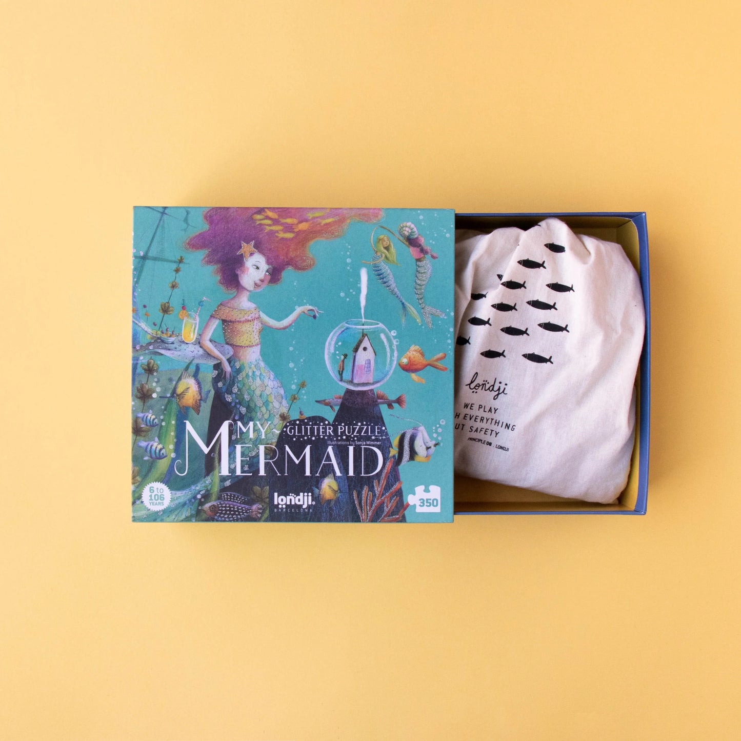 My Mermaid - Giltter puzzle - 350 Pcs (Copy)
