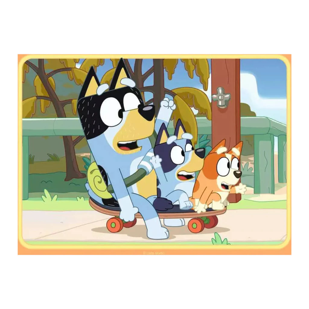 Bluey Let's Do This! 4 In A Box Jigsaw Puzzle