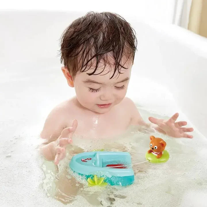 Hape Tubing Pull-Back Boat Bath Toy