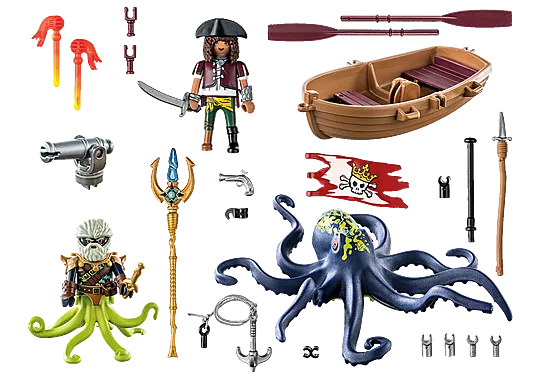 Playmobil -Battle against the Giant Octopus