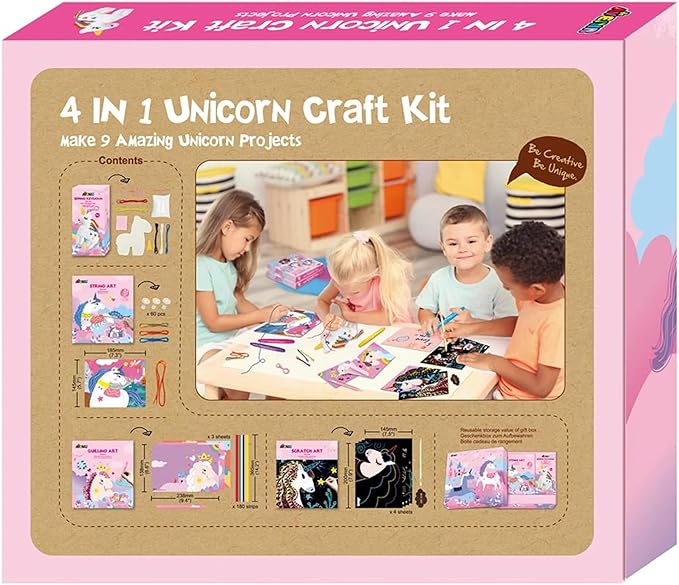 4-in-1 Unicorn Craft Kit