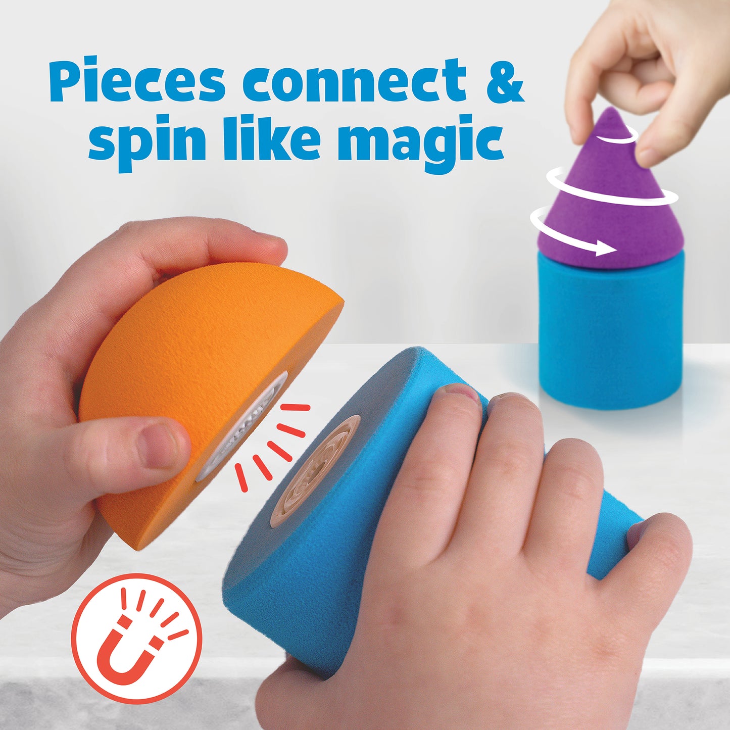 Blockaroo Magnetic Foam Blocks - Small - Tug Boat