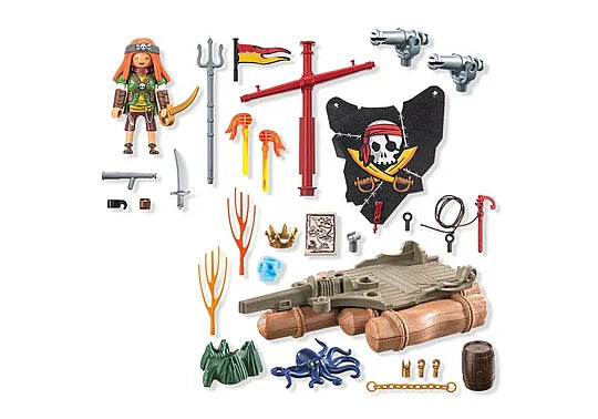 Playmobil - Pirate Raft with Treasure